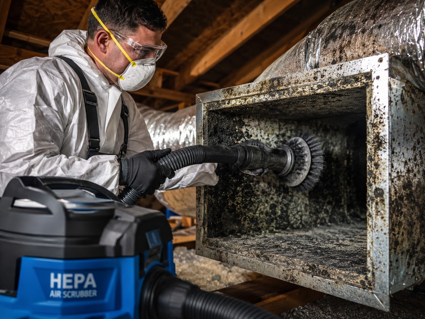 Mold Inside or Outside Ductwork