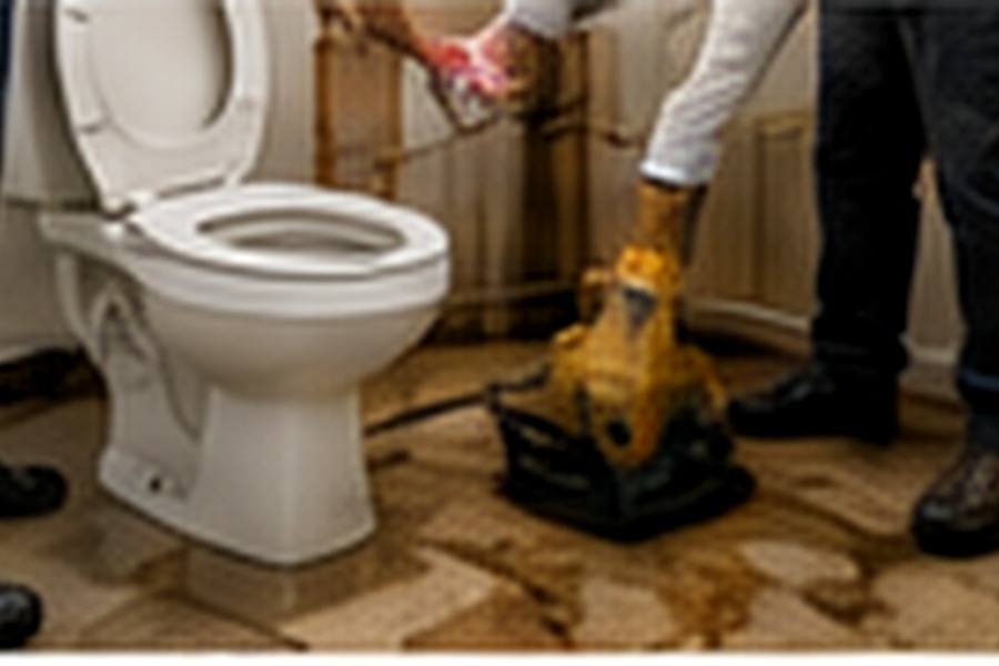 Sewage backup cleanup
