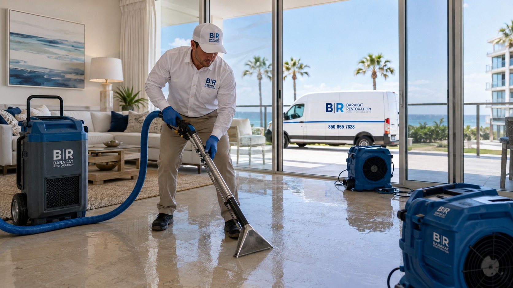 Water extraction in coastal condo